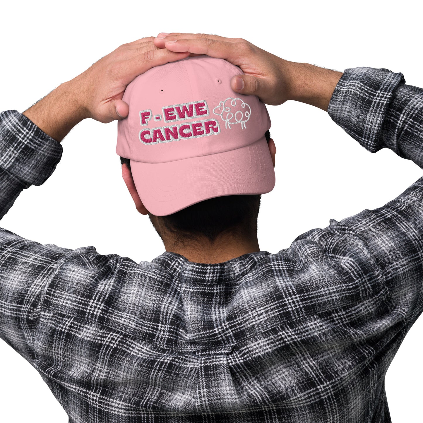 F-Ewe Cancer Pink Baseball Cap