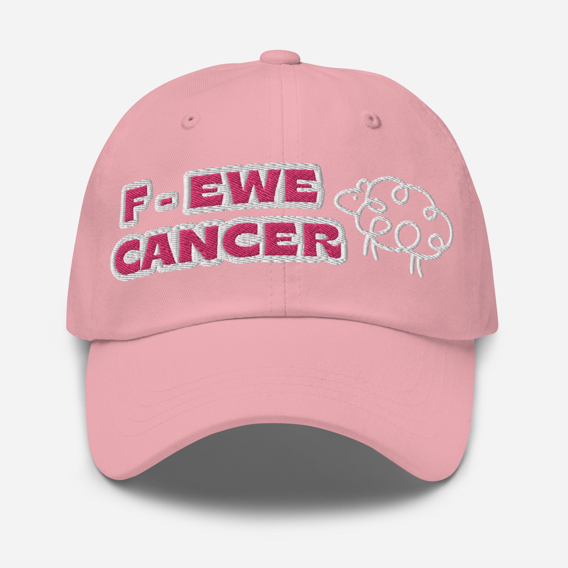 F-Ewe Cancer Pink Baseball Cap