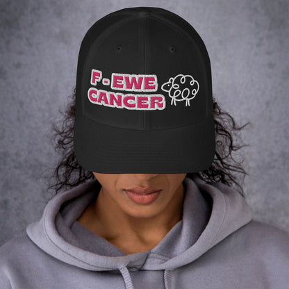 F-EWE BREAST CANCER Trucker Cap (PINK plus more colors)